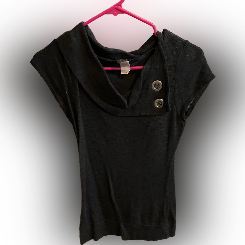Black tunic from Vanity. Size Medium.